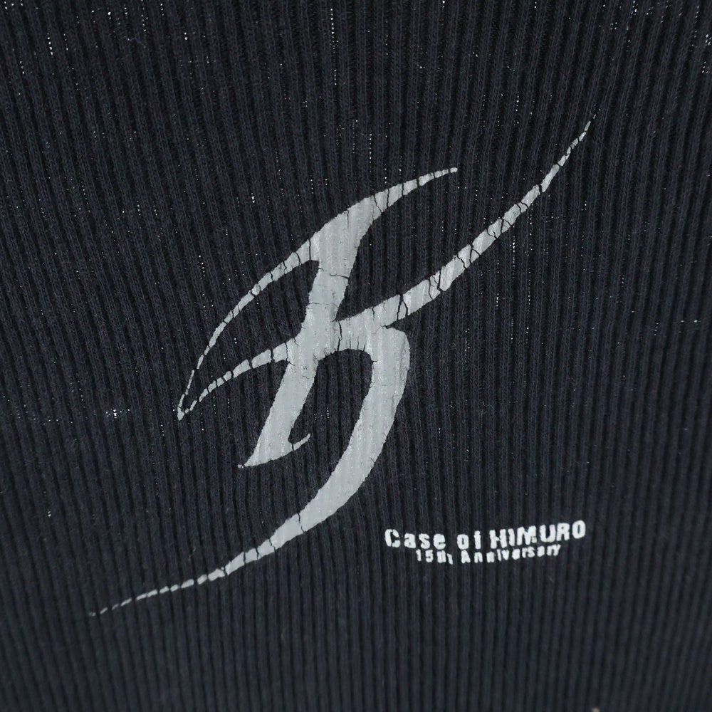 CHROME HEARTS(クロムハーツ) × KYOSUKE HIMURO 氷室京介 15th Anniversary Special LIVE プリントリブタンクトップ ノースリーブ ブラック