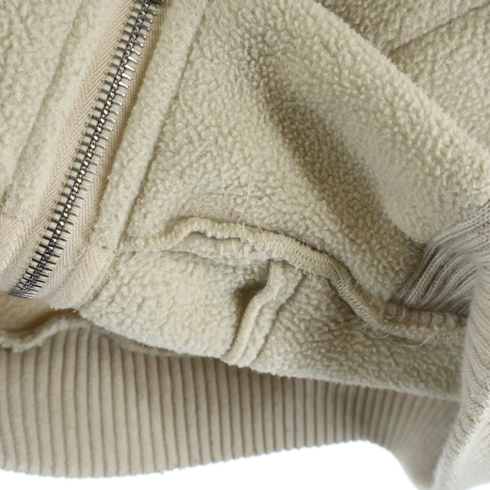 A BATHING APE(アベイシングエイプ) 00S VINTAGE POLARTEC ヴィンテージ 初期ロゴ ロゴデザイン ポーラテック ジップアップ ボアジャケット ベージュ