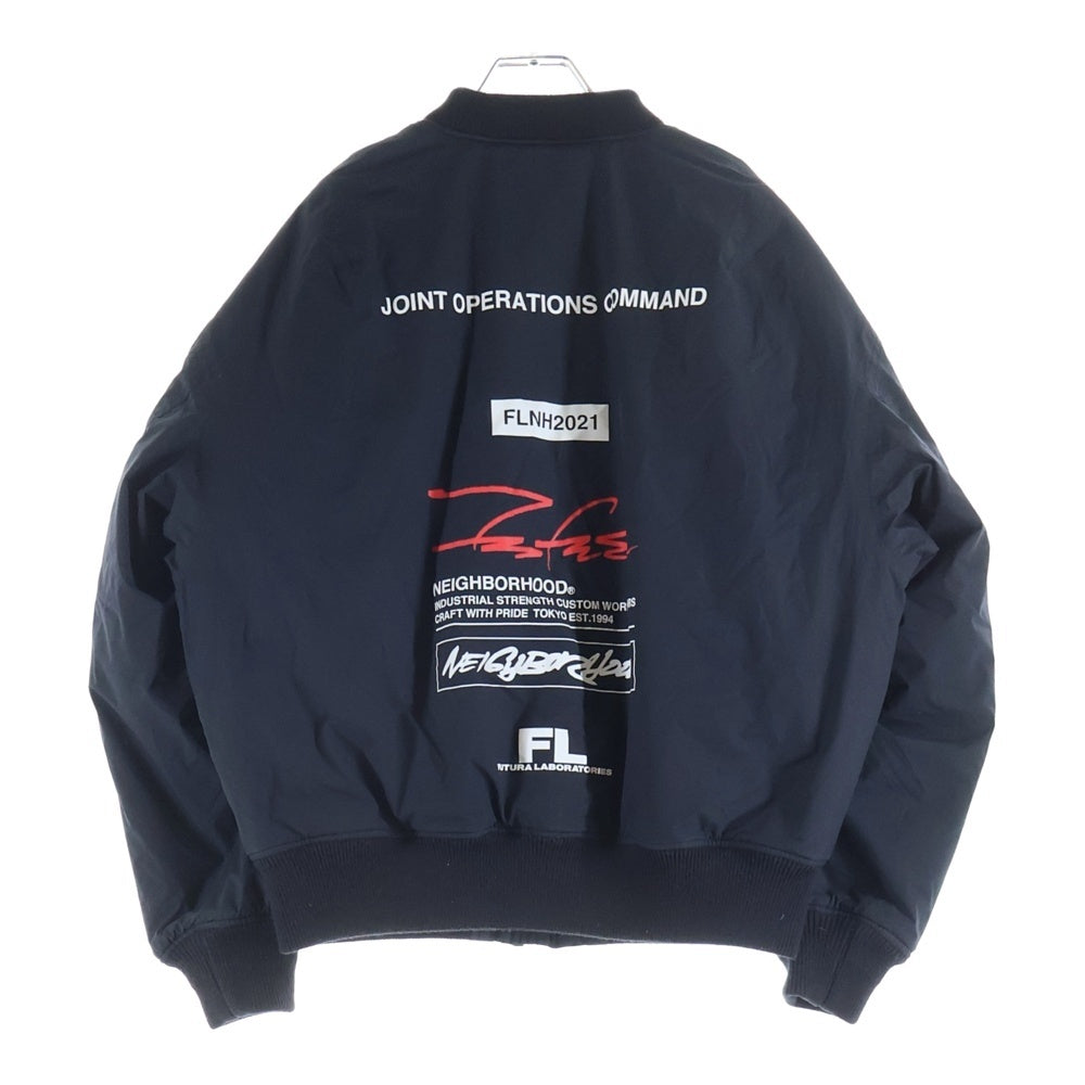NEIGHBORHOOD(ネイバーフッド) ×FUTURA LABORATORIES ×MARMOT GORE-TEX JACKET フューチュラ ラボラトリーズ マーモット ゴアテックス ボンバージャケット ブラック TOMSJK81NH