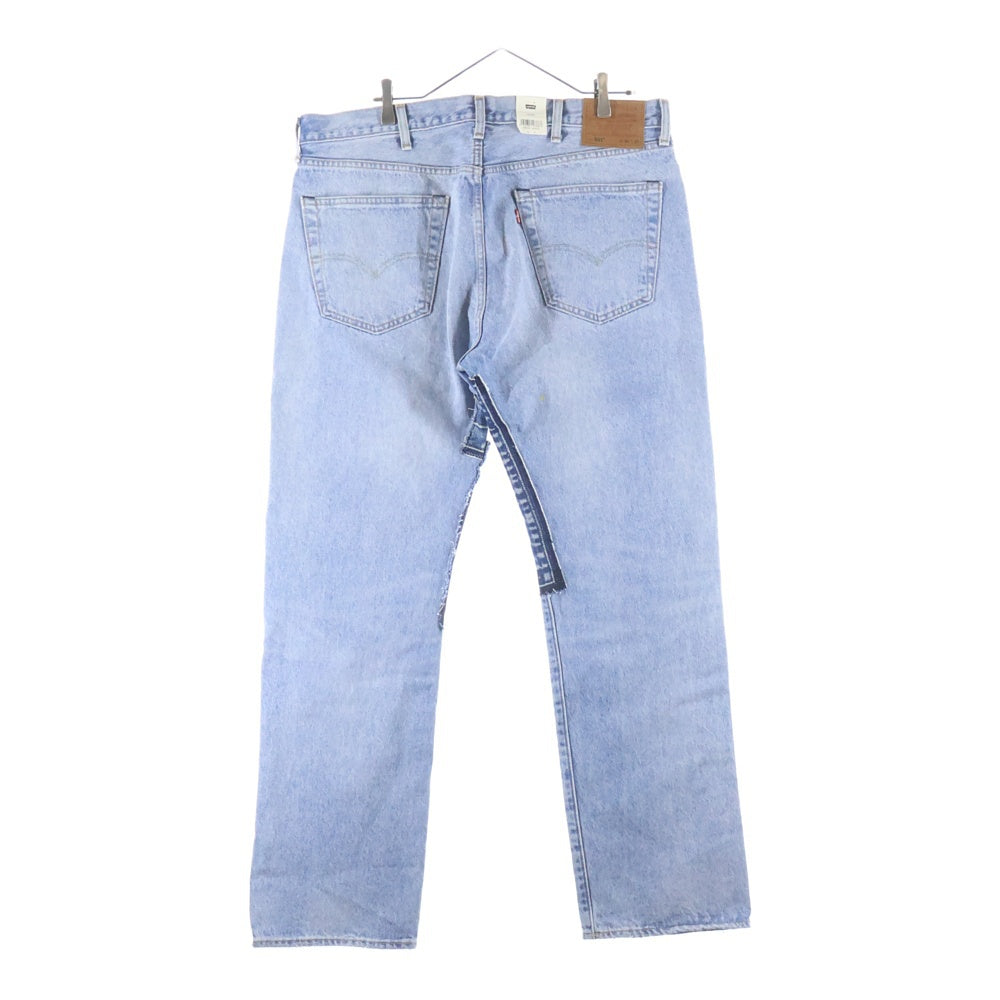 Levi's premium(リーバイスプレミアム) 501 ORIGINAL オリジナル パッチワークデザイン ボタンフライ デニムパンツ インディゴ PC9-0050I-3556