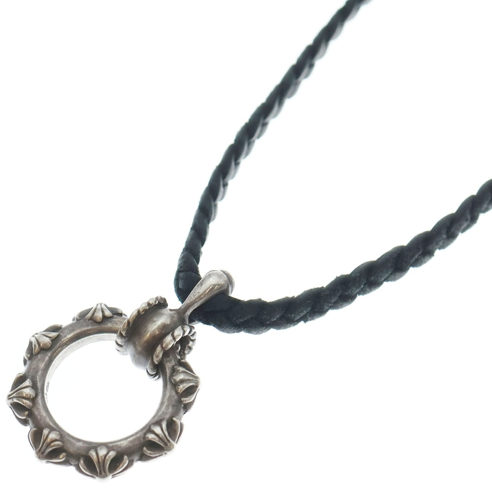 CHROME HEARTS(クロムハーツ) EW LOOP CROSSBAND アイウェアループクロスバンド スクロールチップ シルバー/ブラック