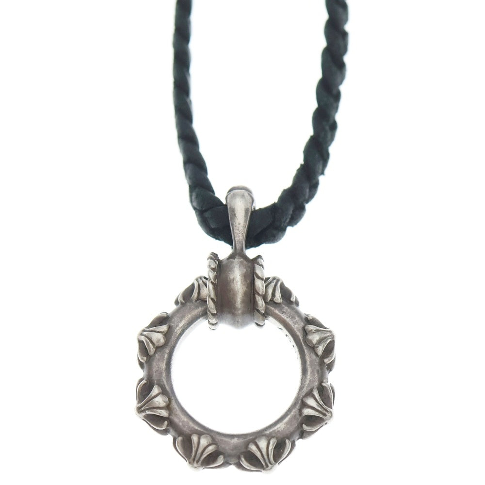 CHROME HEARTS(クロムハーツ) EW LOOP CROSSBAND アイウェアループクロスバンド スクロールチップ シルバー/ブラック