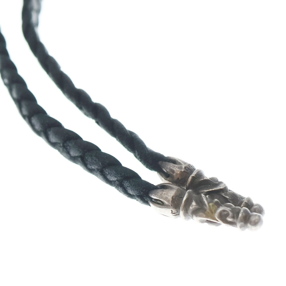 CHROME HEARTS(クロムハーツ) EW LOOP CROSSBAND アイウェアループクロスバンド スクロールチップ シルバー/ブラック