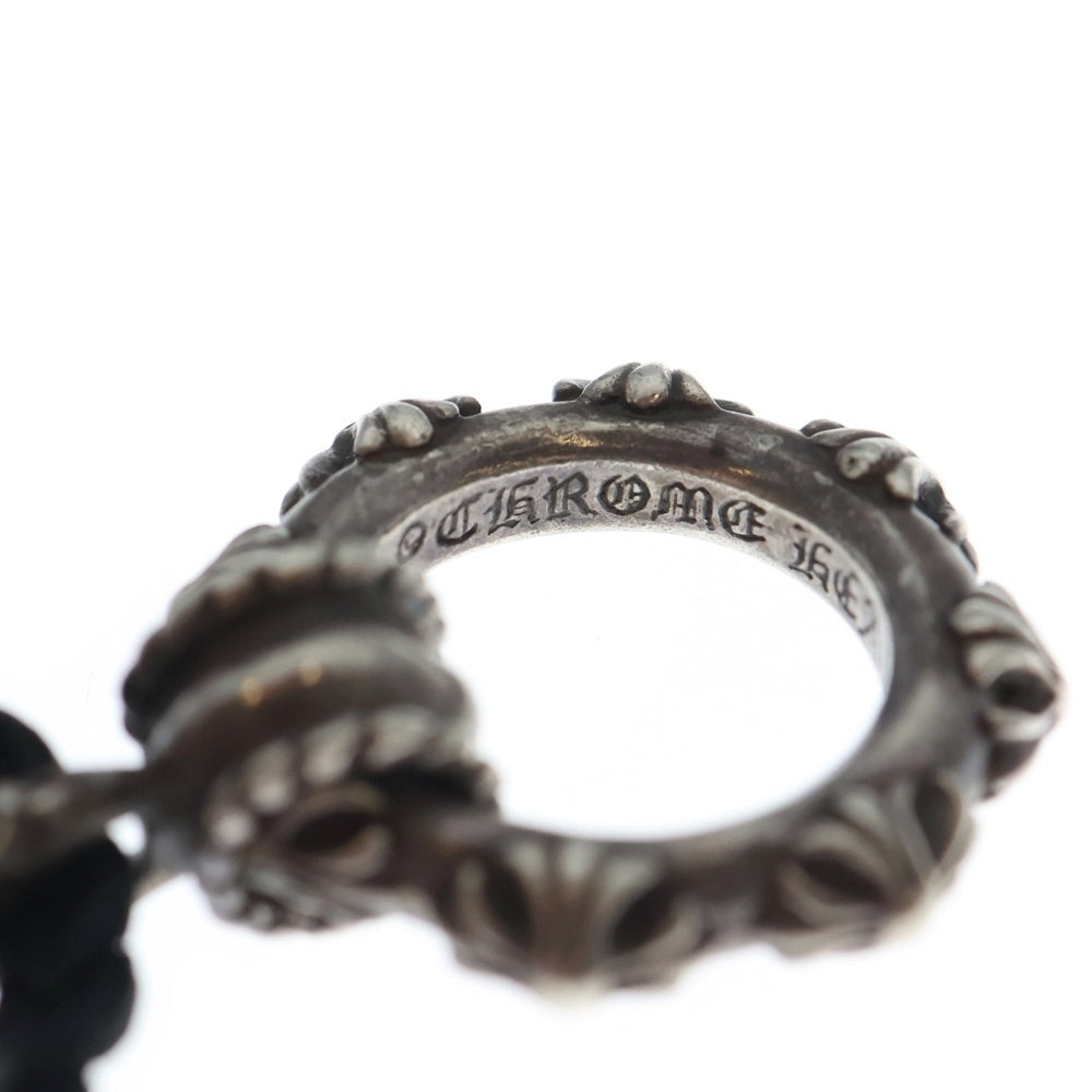 CHROME HEARTS(クロムハーツ) EW LOOP CROSSBAND アイウェアループクロスバンド スクロールチップ シルバー/ブラック
