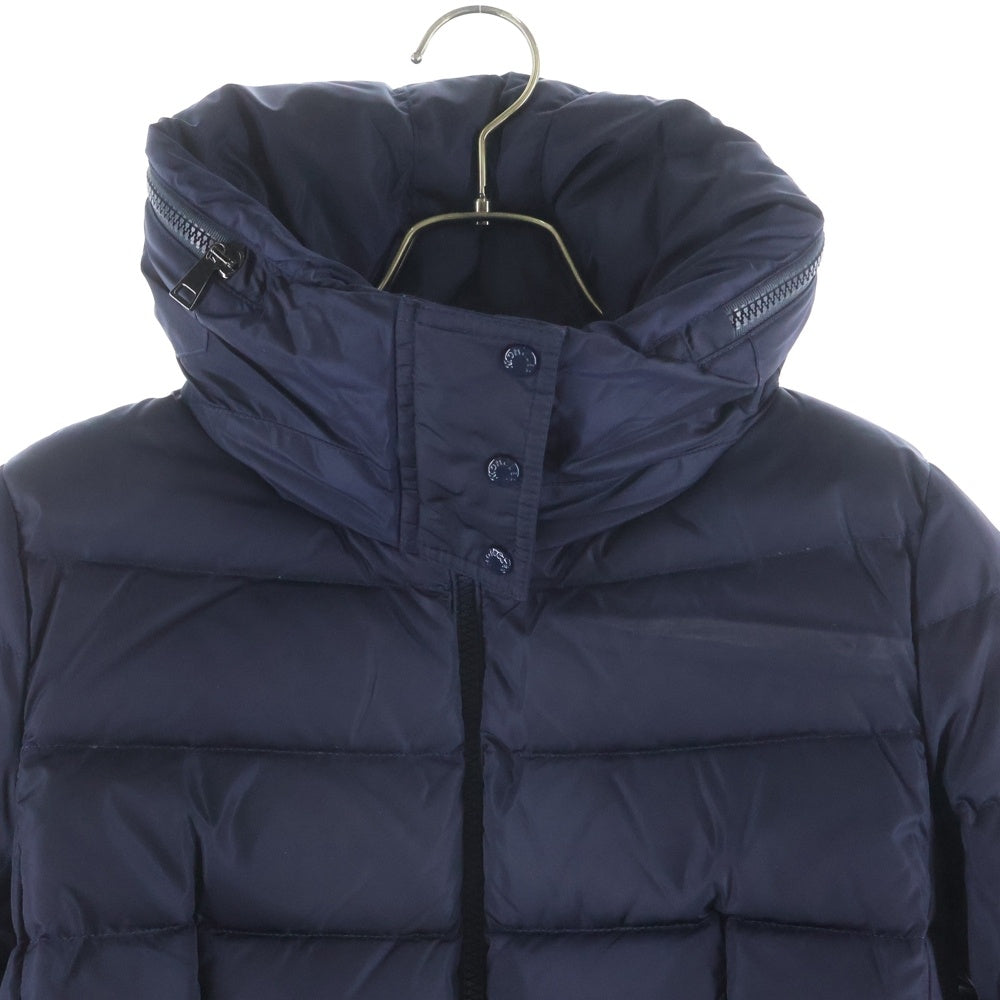 MONCLER(モンクレール) 18AW FLAMMETTE フラメッテ ダブルポケット ジップアップ フーデット ロングダウンジャケット レディース ネイビー D20934993105 54155