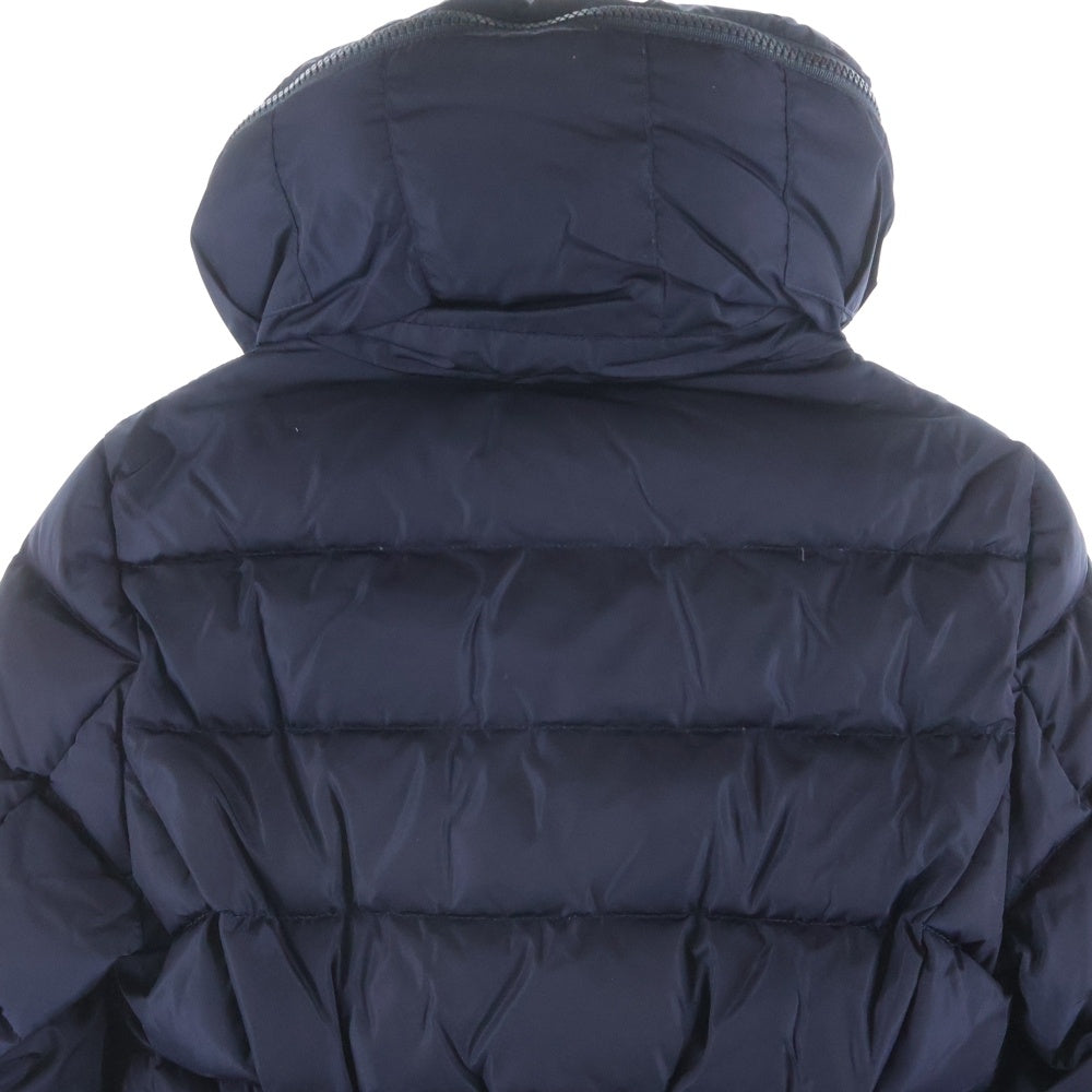 MONCLER(モンクレール) 18AW FLAMMETTE フラメッテ ダブルポケット ジップアップ フーデット ロングダウンジャケット レディース ネイビー D20934993105 54155