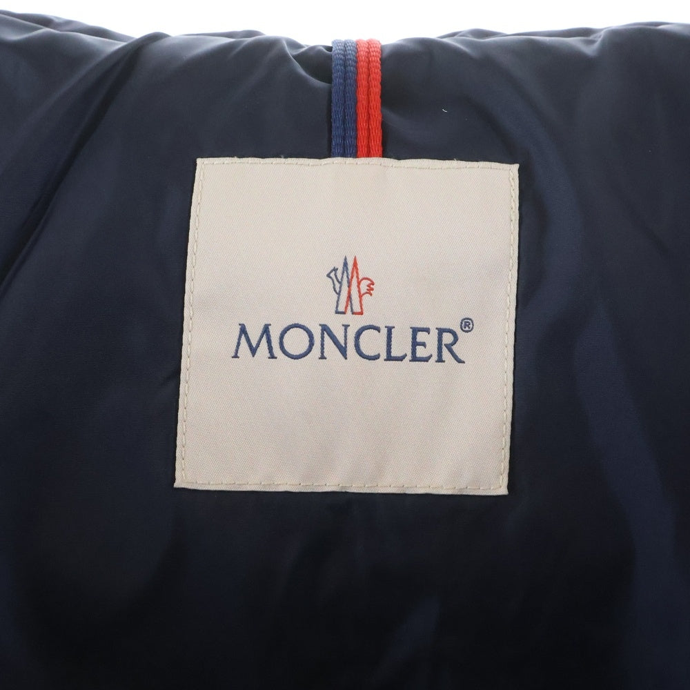 MONCLER(モンクレール) 18AW FLAMMETTE フラメッテ ダブルポケット ジップアップ フーデット ロングダウンジャケット レディース ネイビー D20934993105 54155