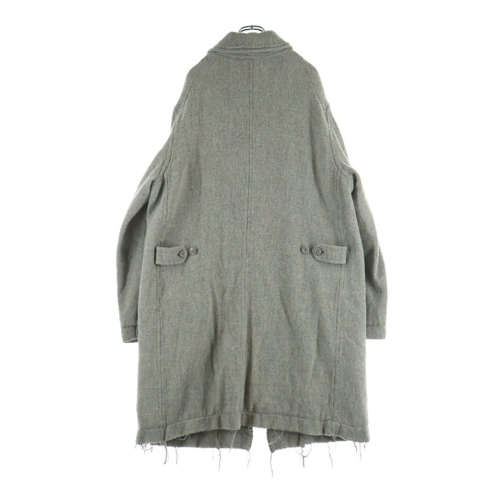 UNDERCOVER(アンダーカバー) 25AW Felted Wool Trench Coat フェルテッドウール ジップアップ トレンチコート グレー UC2E9301