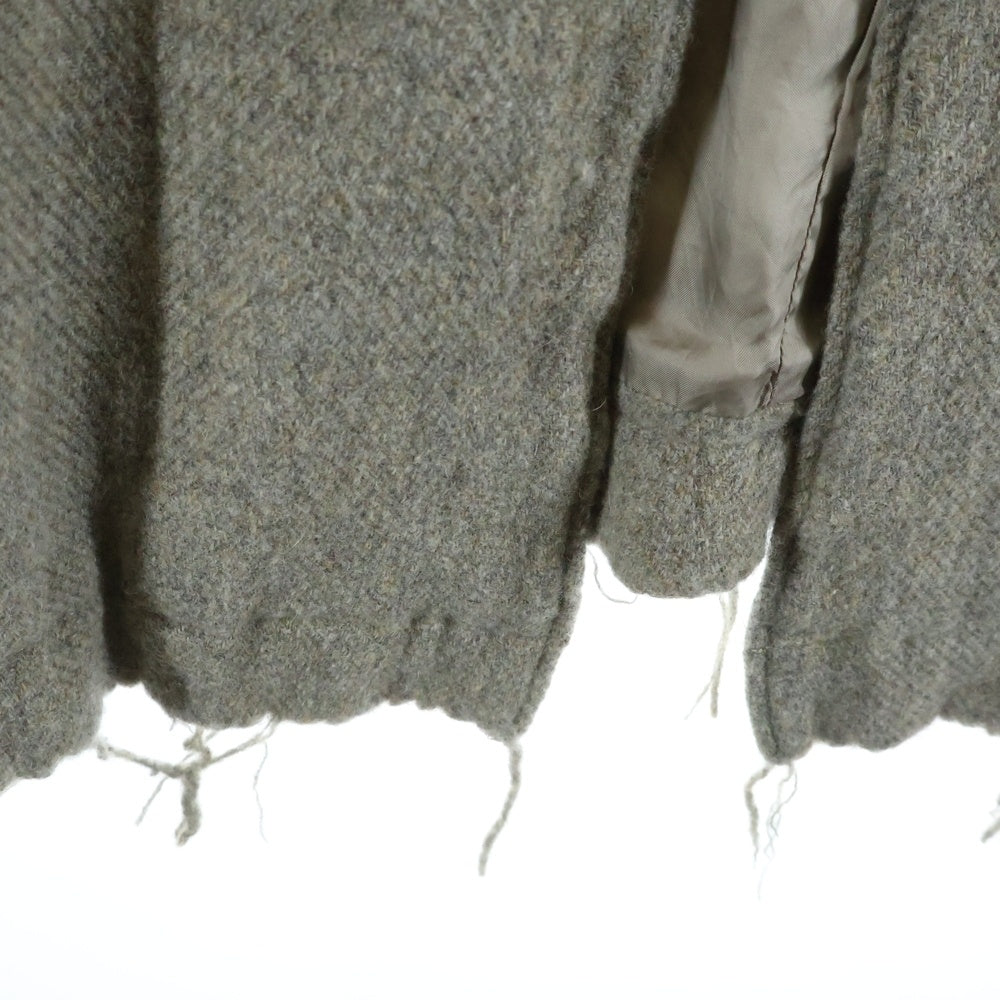 UNDERCOVER(アンダーカバー) 25AW Felted Wool Trench Coat フェルテッドウール ジップアップ トレンチコート グレー UC2E9301
