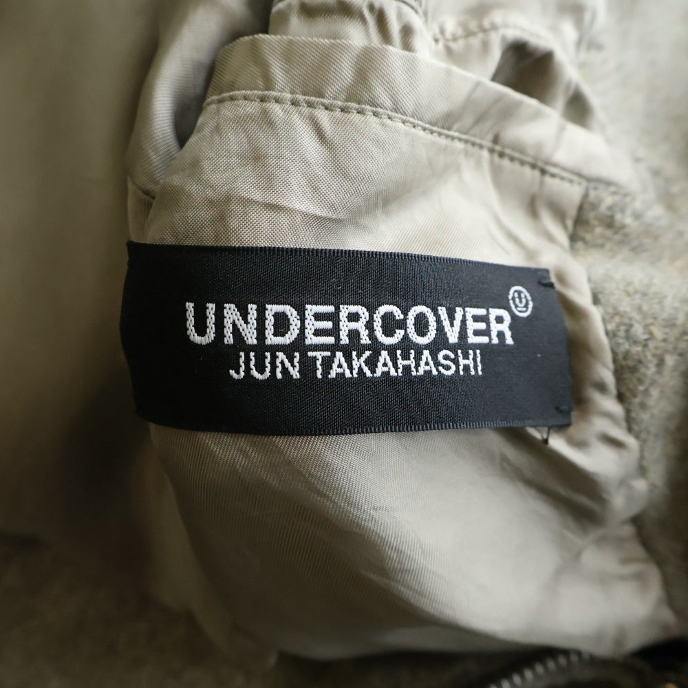 UNDERCOVER(アンダーカバー) 25AW Felted Wool Trench Coat フェルテッドウール ジップアップ トレンチコート グレー UC2E9301