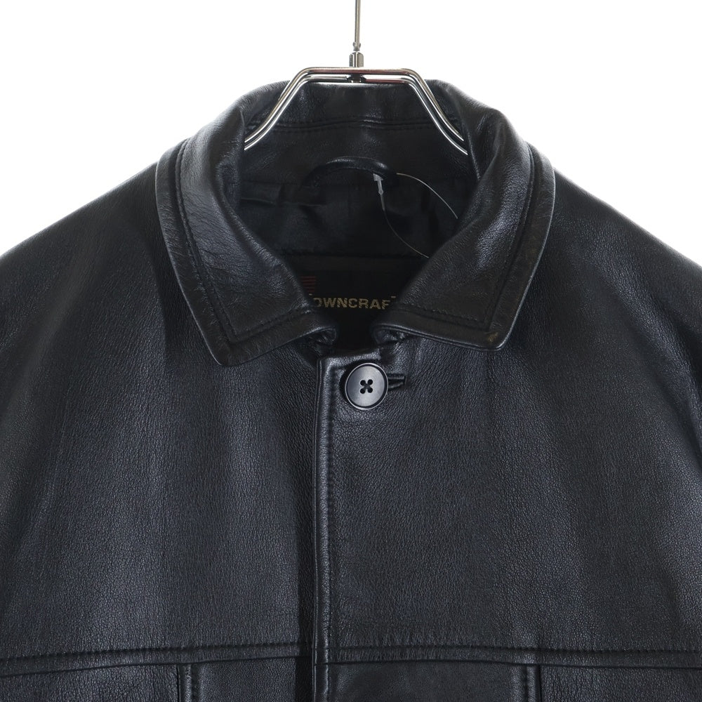 PENNEYS TOWNCRAFT(ぺニーズタウンクラフト) LEATHER CAR COAT シープレザー カーコート ジャケット ブラック