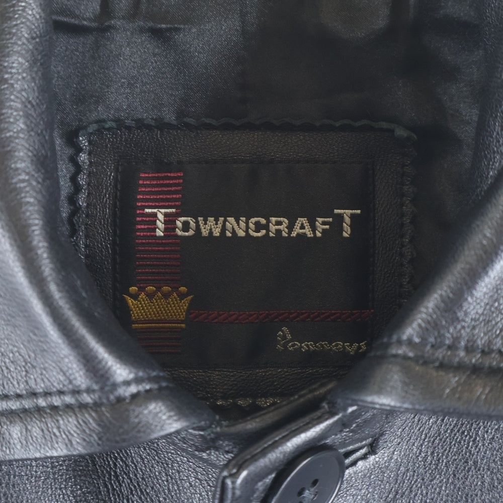 PENNEYS TOWNCRAFT(ぺニーズタウンクラフト) LEATHER CAR COAT シープレザー カーコート ジャケット ブラック