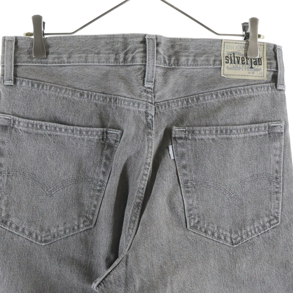 Levi's(リーバイス) SILVERTAB LOOSE シルバータブ ルーズ ジップアップ デニムパンツ グレー PC9-A3421-0006