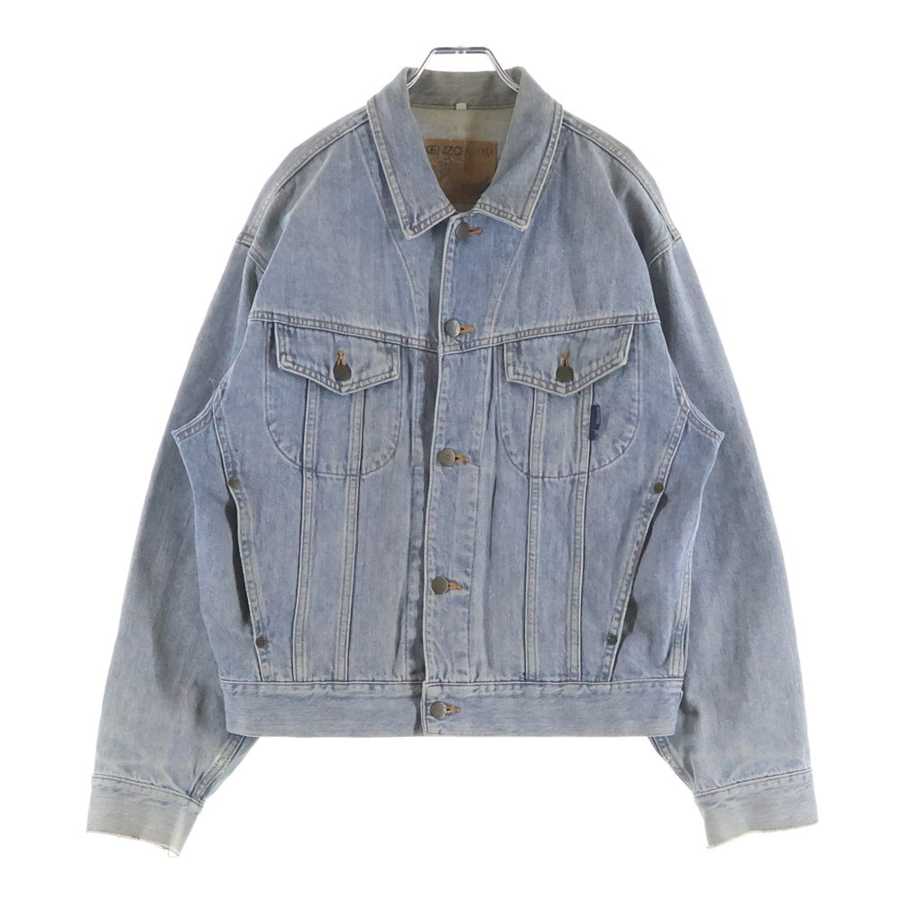 KENZO(ケンゾー) マルチポケット コットン デニムジャケット インディゴ KHJ-222