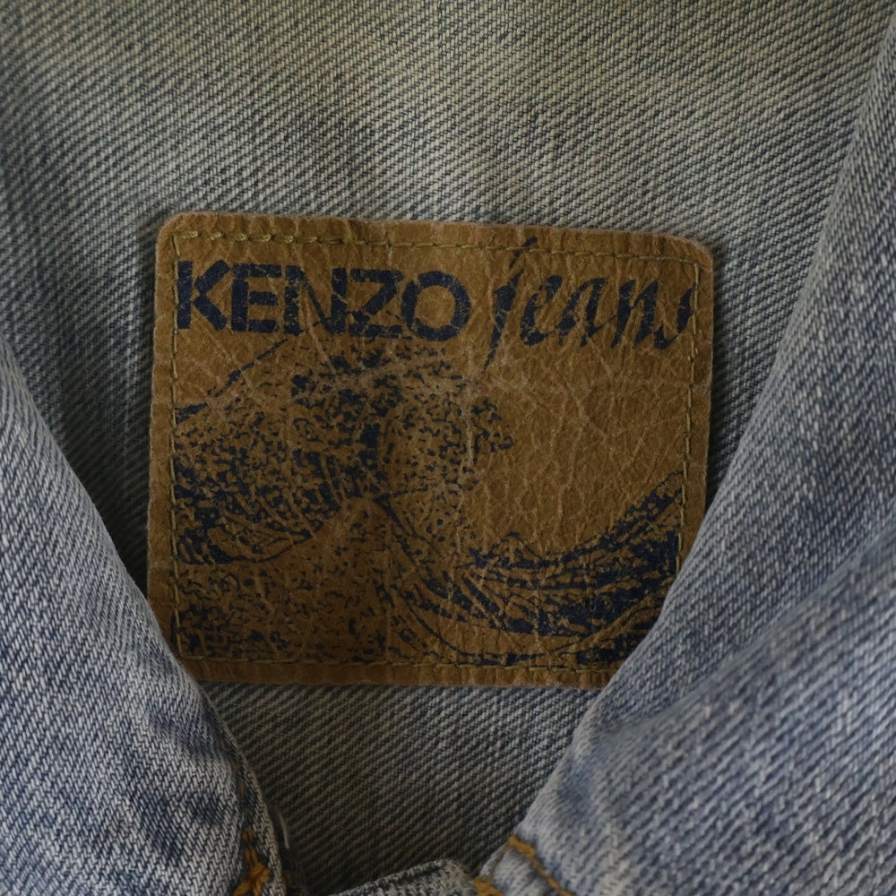 KENZO(ケンゾー) マルチポケット コットン デニムジャケット インディゴ KHJ-222