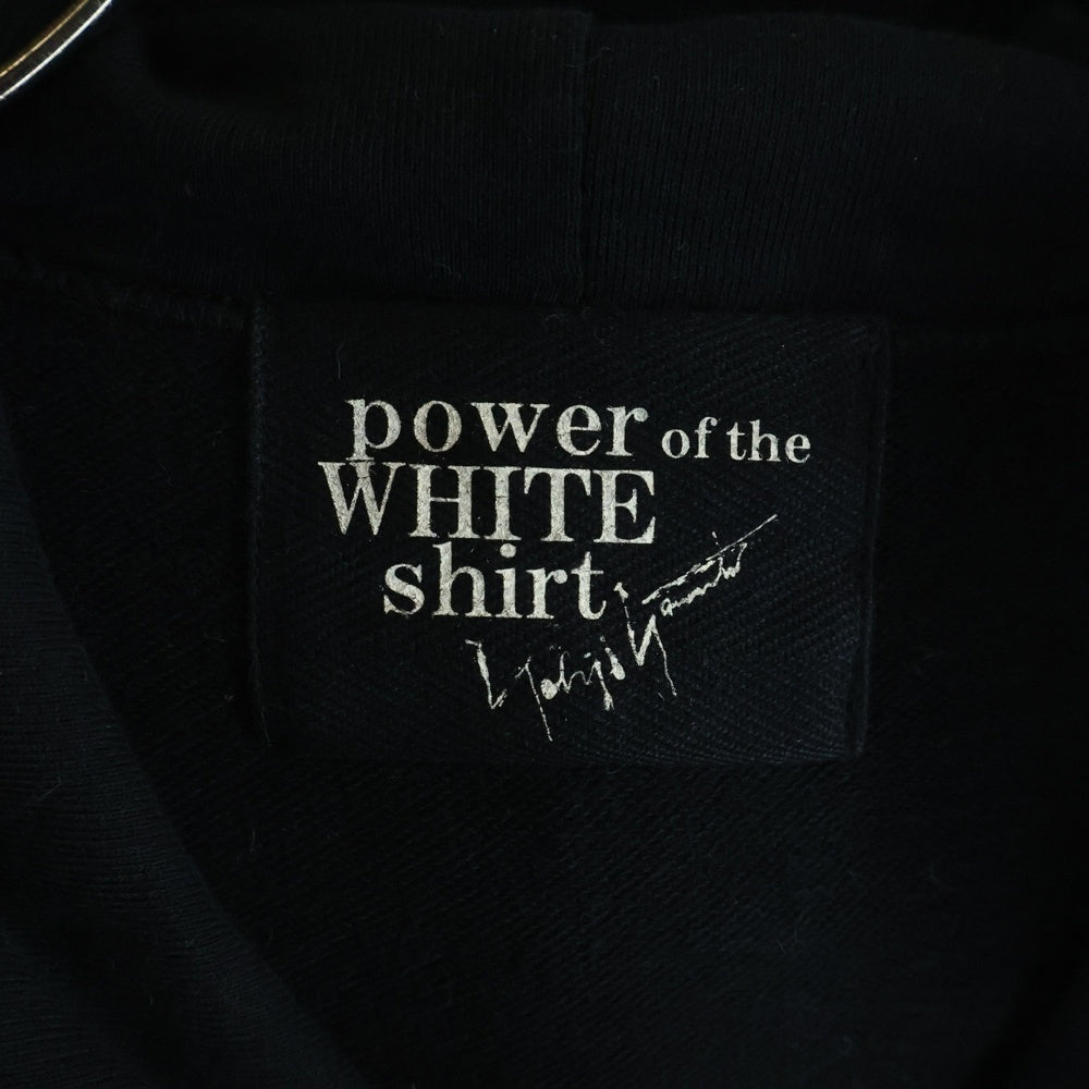 Yohji Yamamoto(ヨウジヤマモト) 24AW カンガルーポケット ドローストリング フーデッド スウェット パーカー ブラック PJ-T81-080