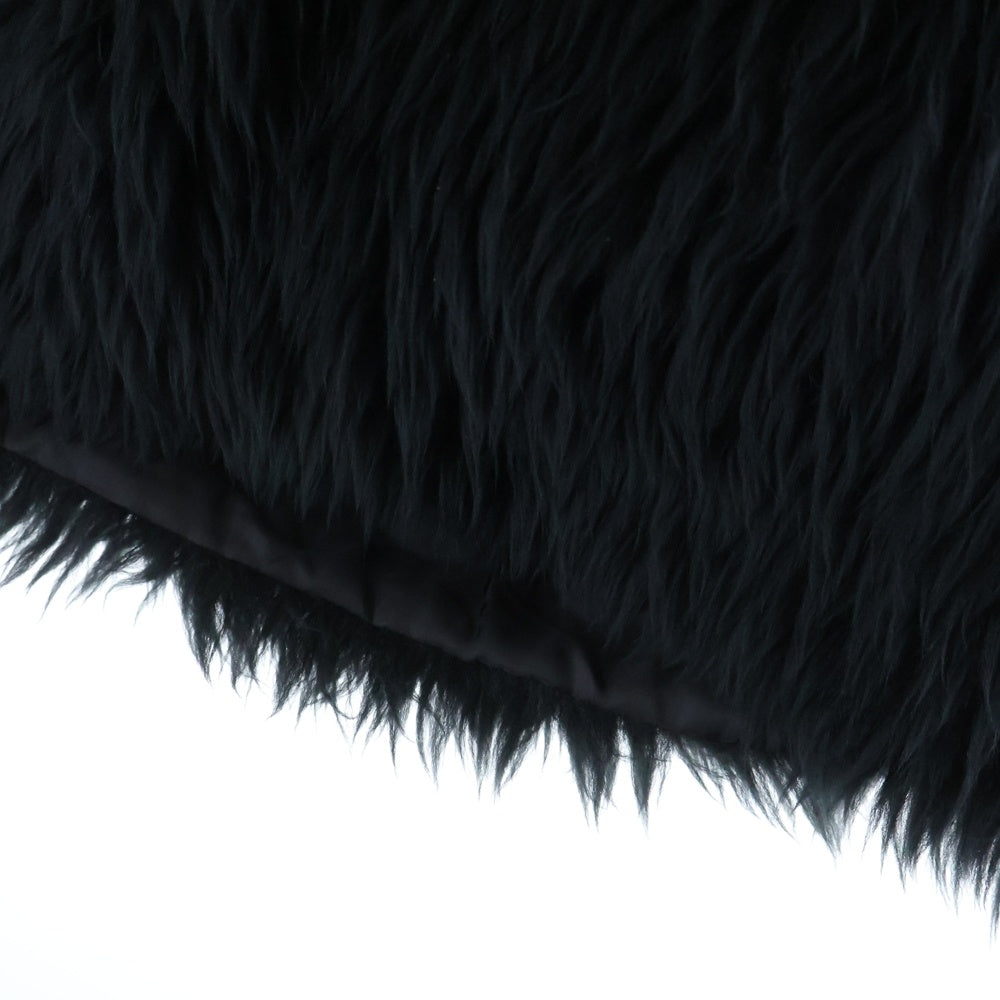 COMME des GARCONS(コムデギャルソン) 23AW AD2023 本ライン ドローストリング フェイクファー ショートパンツ ブラック GL-P011