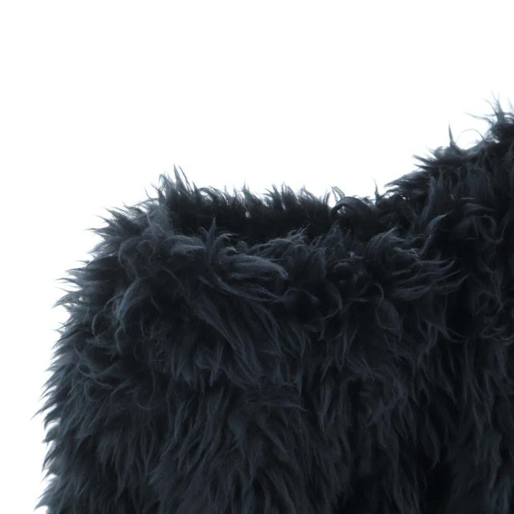 COMME des GARCONS(コムデギャルソン) 23AW AD2023 本ライン ドローストリング フェイクファー ショートパンツ ブラック GL-P011
