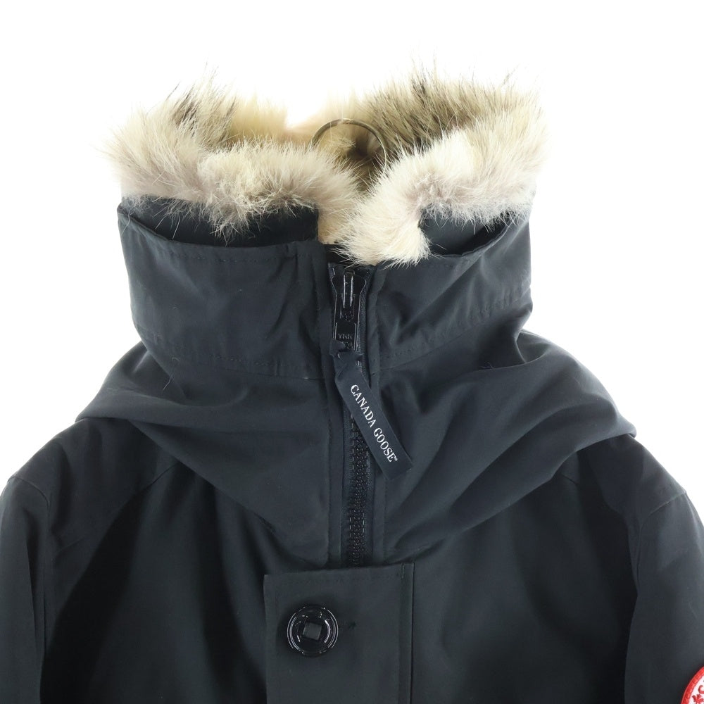 CANADA GOOSE(カナダグース) JASPER PARKA ジャスパー パーカ ダブルポケット ジップアップ ファー付きダウンジャケット ブラック 3438JM
