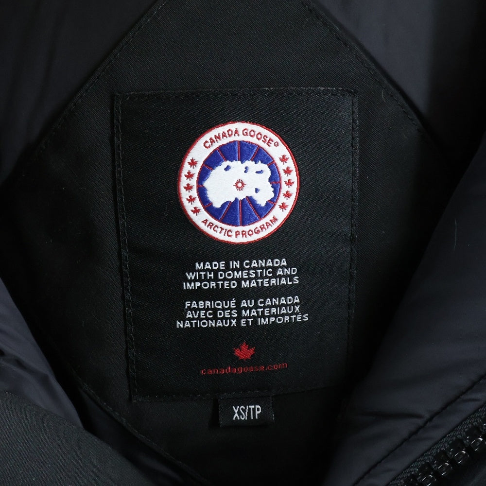 CANADA GOOSE(カナダグース) JASPER PARKA ジャスパー パーカ ダブルポケット ジップアップ ファー付きダウンジャケット ブラック 3438JM
