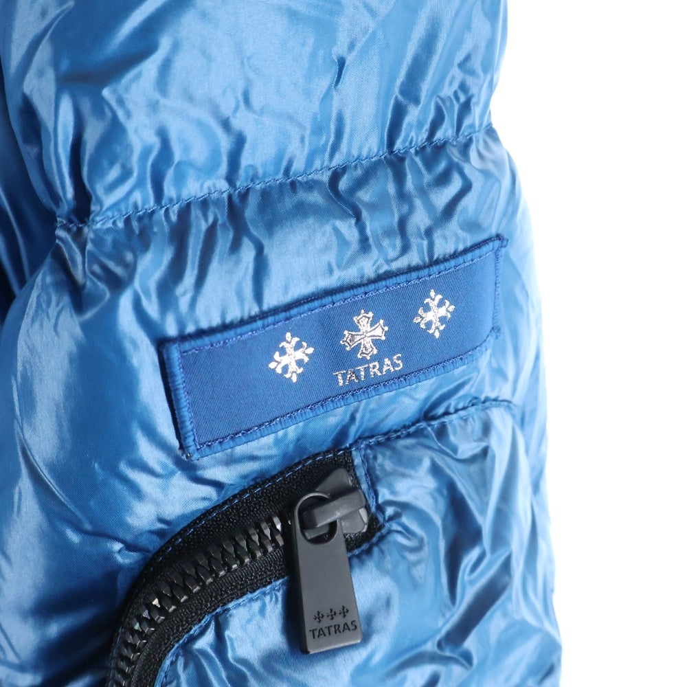 TATRAS(タトラス) 22AW BELBO ベルボ フーデッドダウンジャケット ブルー MTAT22A4562-D