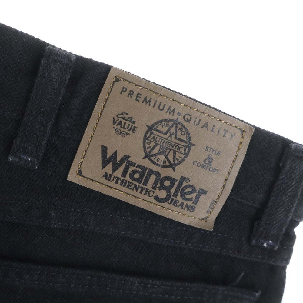 Wrangler(ラングラー) 90S VINTAGE DEADSTOCK REヴィンテージ デットストック ジップアップ ワイドデニムパンツ ブラック 97609CB