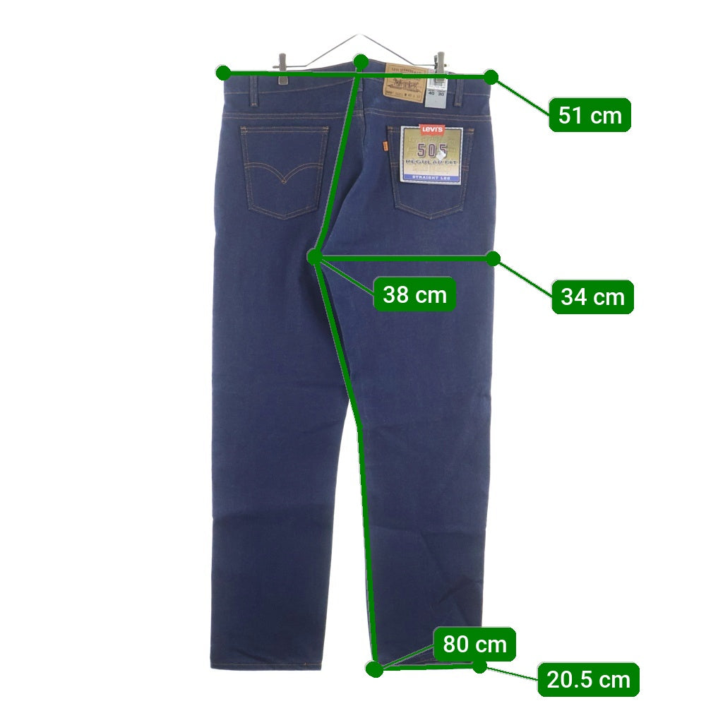 Levi's(リーバイス) 90S VINTAGE DEADSTOCK 505 REGULAR FIT STRAIGHT LEG デットストック USA製 レギュラー フィット ストレート オレンジタブ デニムパンツ 205050217