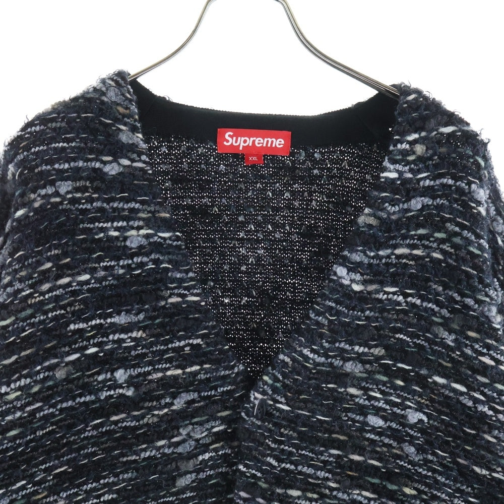 SUPREME(シュプリーム) 25AW Textured Cardigan テクスチャード ニット カーディガン ブラック