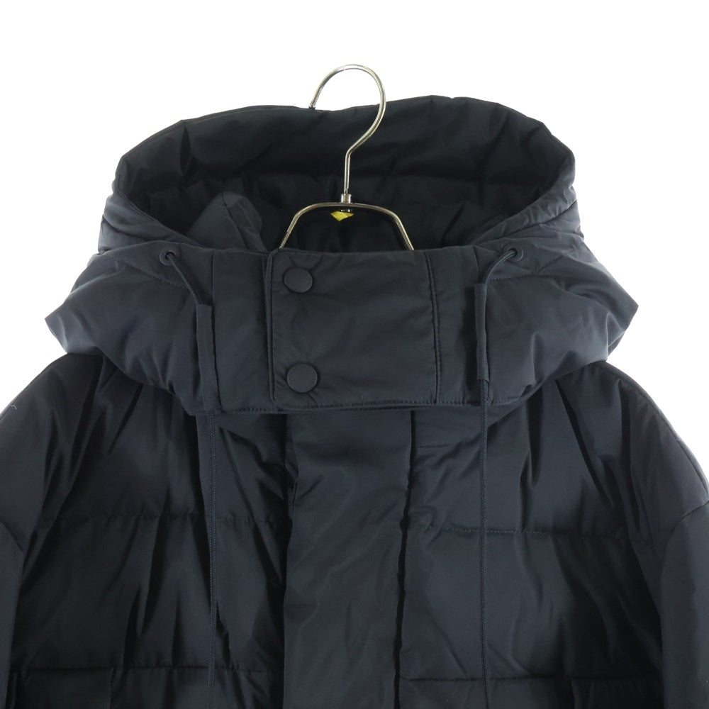 TATRAS(タトラス) KONTO コント ナイロン フーデッド ダウンジャケット ブラック/イエロー MTLA22A4165