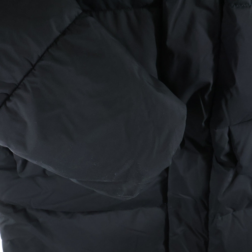 TATRAS(タトラス) KONTO コント ナイロン フーデッド ダウンジャケット ブラック/イエロー MTLA22A4165