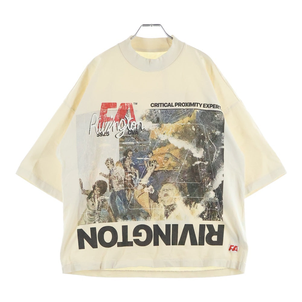 RRR123 RIVINGTON roi Rebis(リヴィントンロイレビス) 25SS CRITICAL PROXIMITY TEE クリティカル プロクシミティ Tシャツ ホワイト
