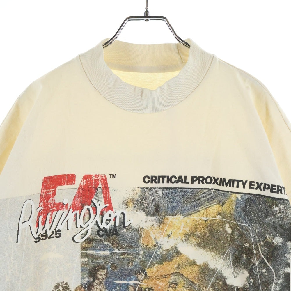 RRR123 RIVINGTON roi Rebis(リヴィントンロイレビス) 25SS CRITICAL PROXIMITY TEE クリティカル プロクシミティ Tシャツ ホワイト