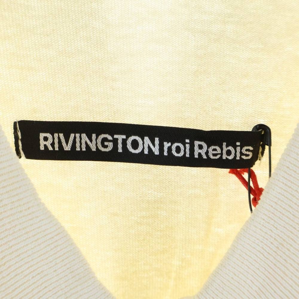 RRR123 RIVINGTON roi Rebis(リヴィントンロイレビス) 25SS CRITICAL PROXIMITY TEE クリティカル プロクシミティ Tシャツ ホワイト