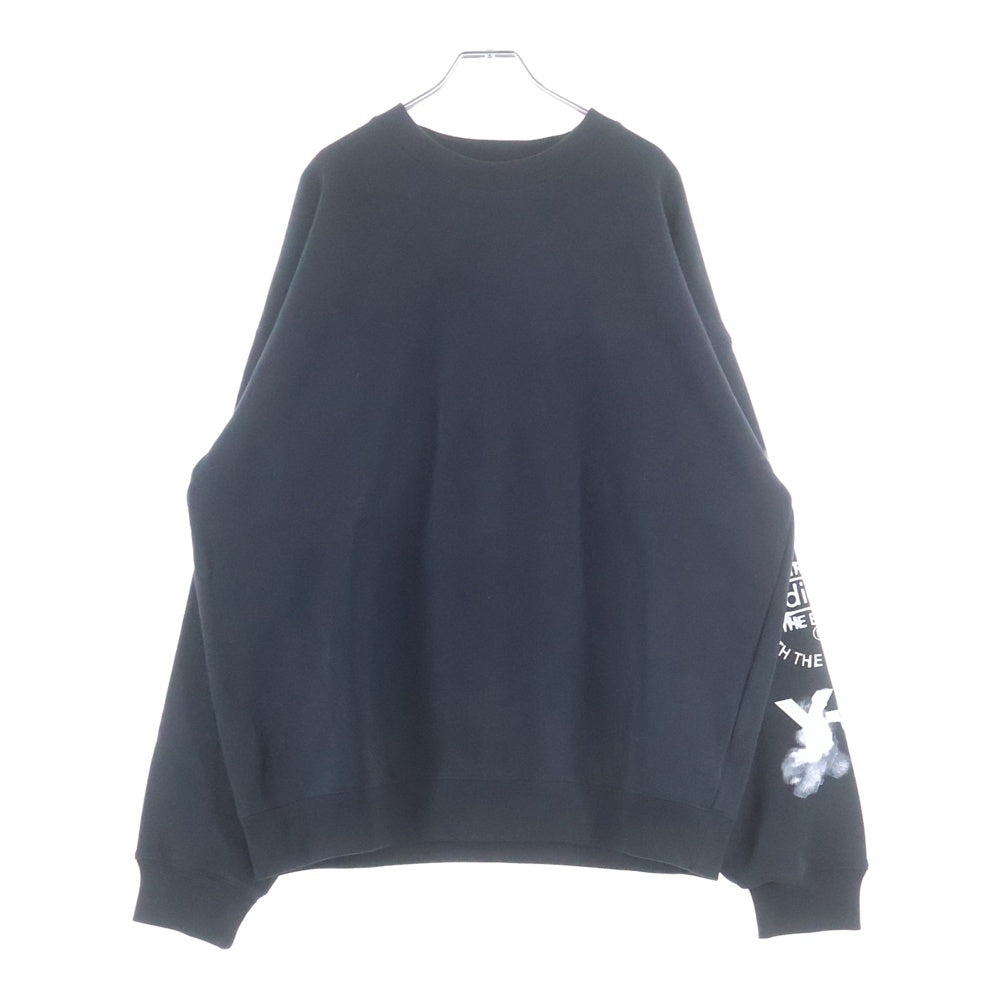 Y-3(ワイスリー) 25AW GRAPHIC CREW SWEAT グラフィッククルースウェット トレーナー ブラック JX4749
