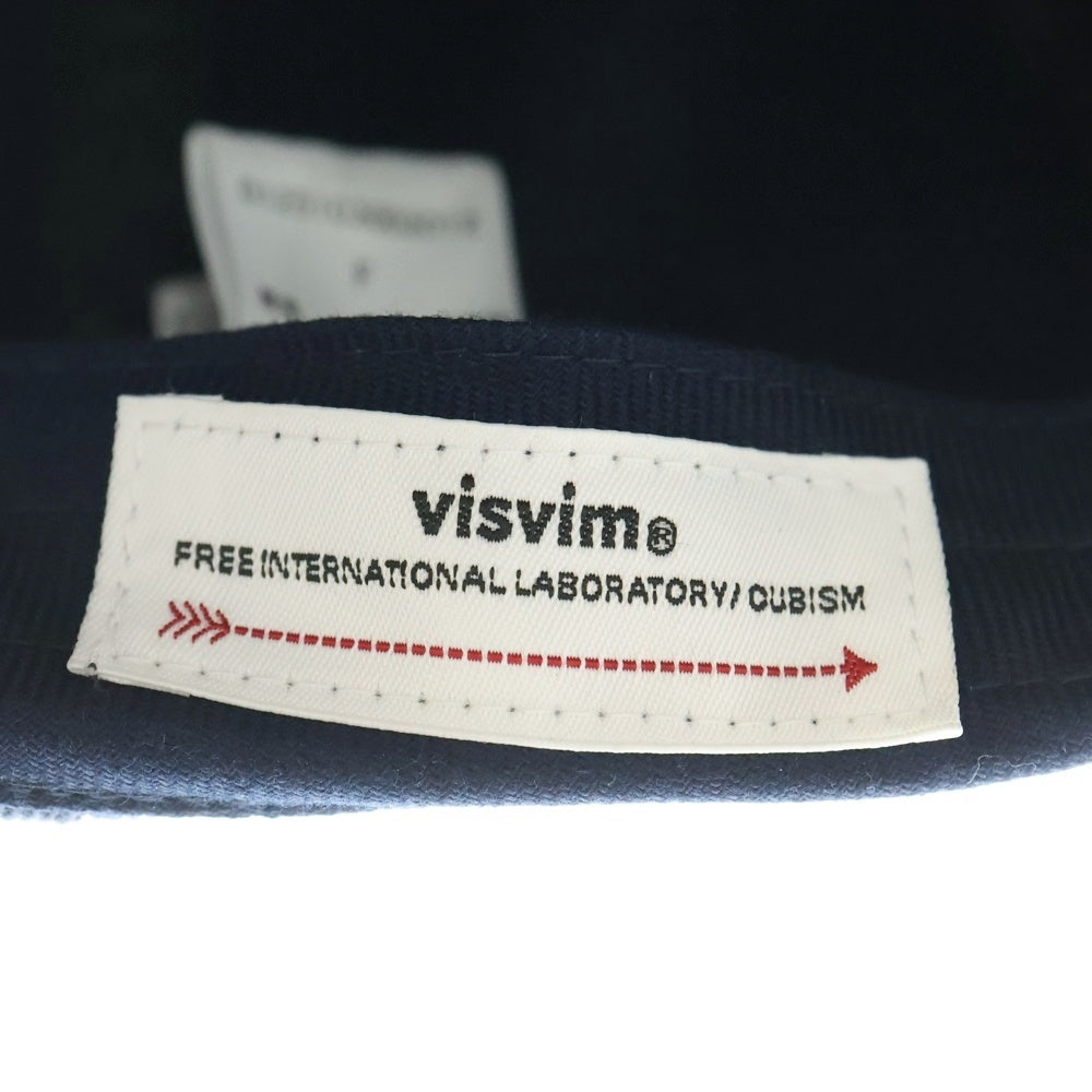 VISVIM(ヴィスヴィム) 25SS EXCELSIOR 2 CAP ロゴ刺繍キャップ ネイビー 0125103003012
