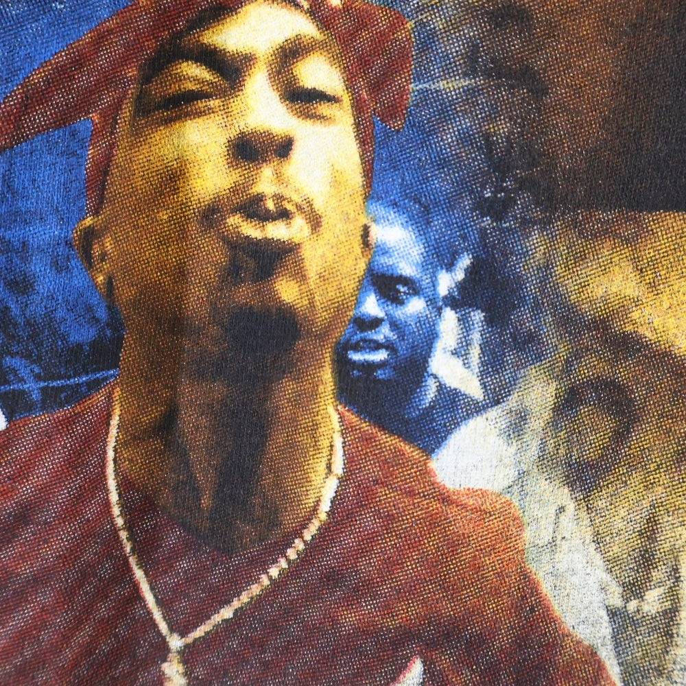 VINTAGE(ヴィンテージ) 90s 2PAC SHAKUR ALL EYEZ ON ME RU STILL DOWN? BOOTLEG トゥーパック オールアイズオンミー 両面プリントTシャツ? ラップTシャツ ブラック