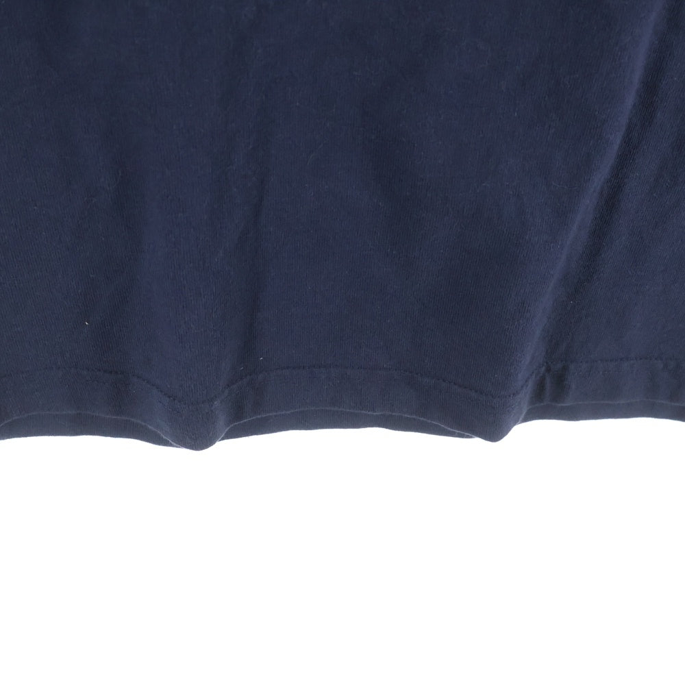 BALENCIAGA(バレンシアガ) 18AW BB LOGO T SHIRT BBロゴプリント クルーネック半袖Tシャツ カットソー ネイビー 535622 TAV04