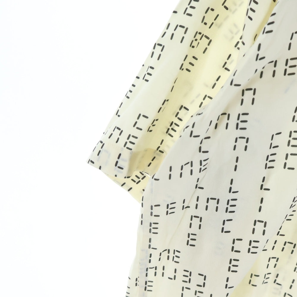 CELINE(セリーヌ) 22AW Digital Print Loose-Fit Hawaiian Shirt デジタルプリント ルーズフィット 半袖ハワイアンシャツ ホワイト 2C517977N