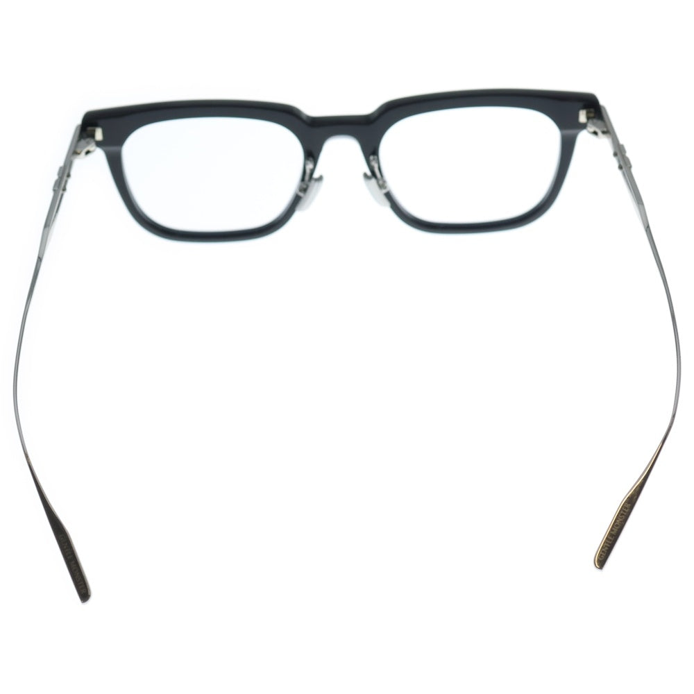 GENTLE MONSTER(ジェントルモンスター) ZIN 01 スクエアフレーム チタニウム サングラス 眼鏡 ブラック/シルバー