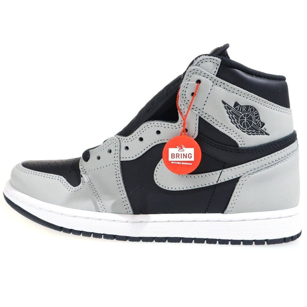 NIKE(ナイキ) AIR JORDAN 1 RETRO HIGH OG SHADOW 2.0 エアジョーダン1 シャドウ 2.0 ハイカットスニーカー US8/26cm グレー/ブラック 555088-035
