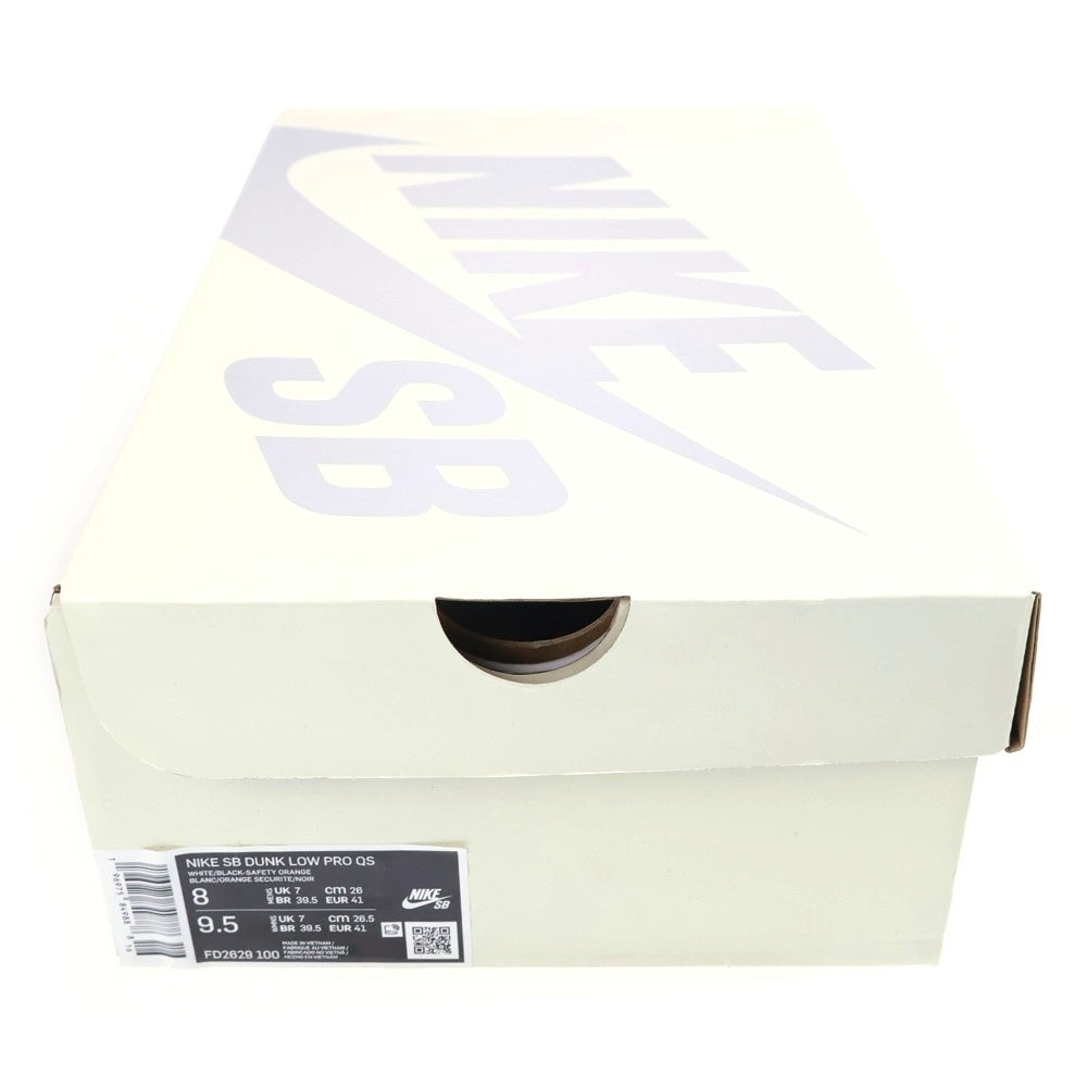 NIKE SB(ナイキエスビー) ×TIGHTBOOTH SB DUNK LOW PRO QS タイトブース SBダンク プロ ローカットスニーカー ブラック/ホワイト US8/26cm FD2629-100