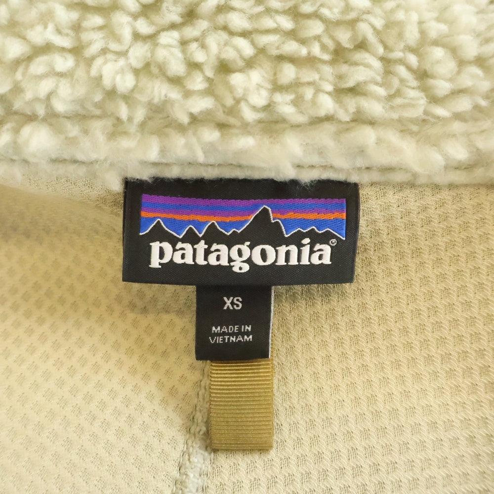 PATAGONIA(パタゴニア) 21AW CLASSIC RETRO-X PELICAN JACKET ポケットロゴ クラシック レトロ ペリカン ジップアップ フリース ジャケット ベージュ 23056