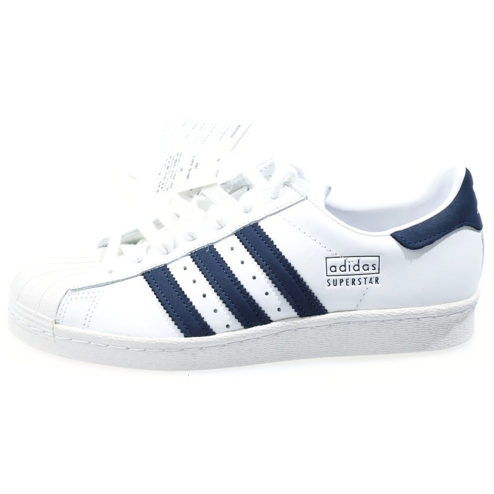 adidas(アディダス) SUPER STAR 80S スーパースター レザーローカットスニーカー ホワイト US8.5/26.5cm EE8778