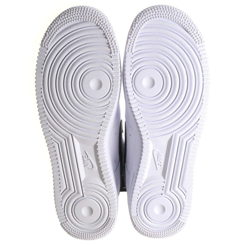 NIKE(ナイキ) AIR FORCE 1 07 WHITE BLACK エアフォース1 レザーローカットスニーカー ホワイト/ブラック US9.5/27.5cm CT2302-100