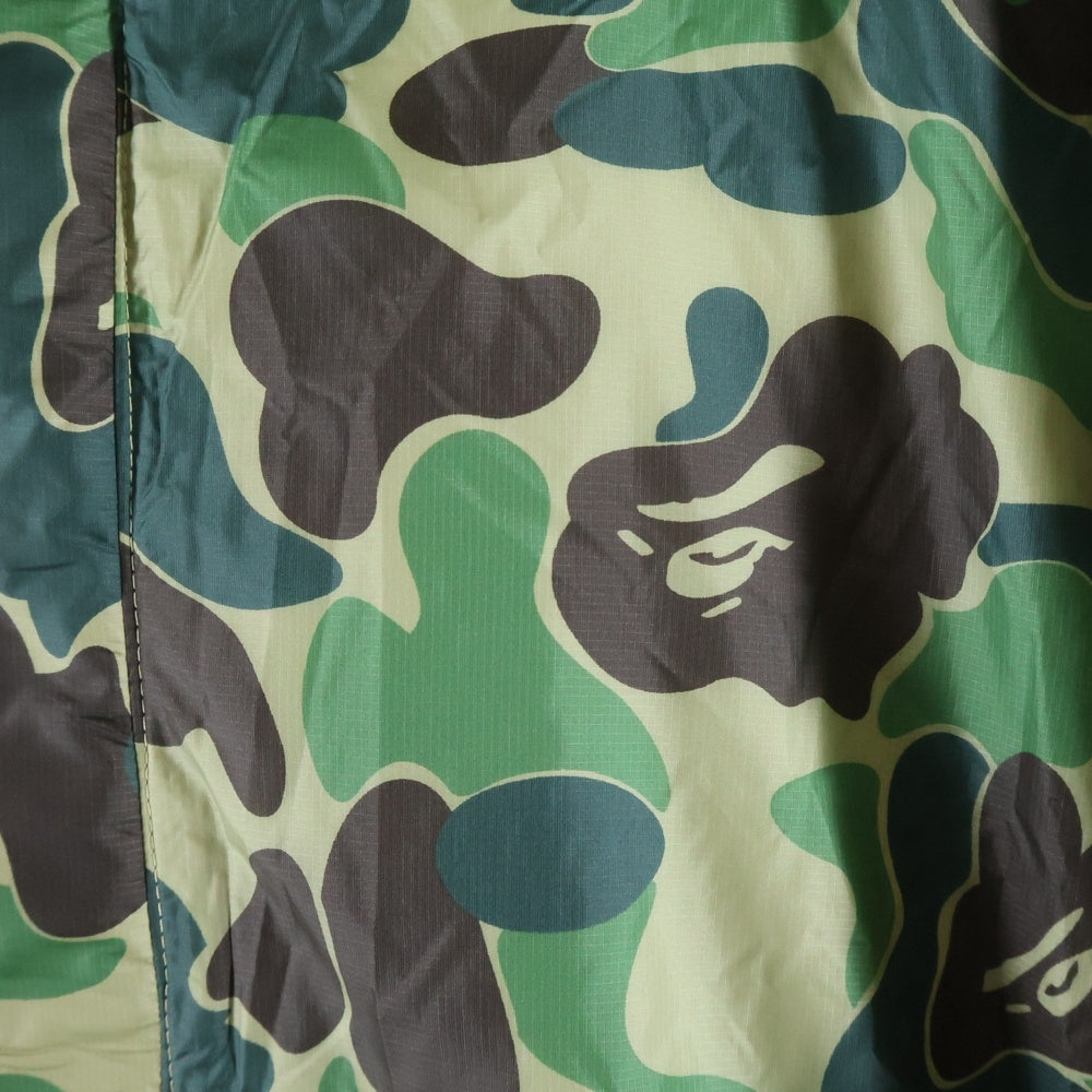 CANADA GOOSE(カナダグース) ×BATHING APE ×CONCEPTS CROFTON SHARK HOODIE コンセプツクロフトン シャーク フーディー ロゴパッチ リバーシブル ジップアップ ダウンジャケット 2227MBC