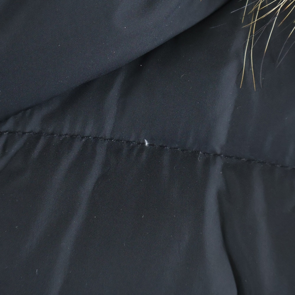 MONCLER(モンクレール) 19AW CLUNY クルーニー ファー フーデッド ジップアップ ダウンコート ジャケット レディース ブラック E20914138025