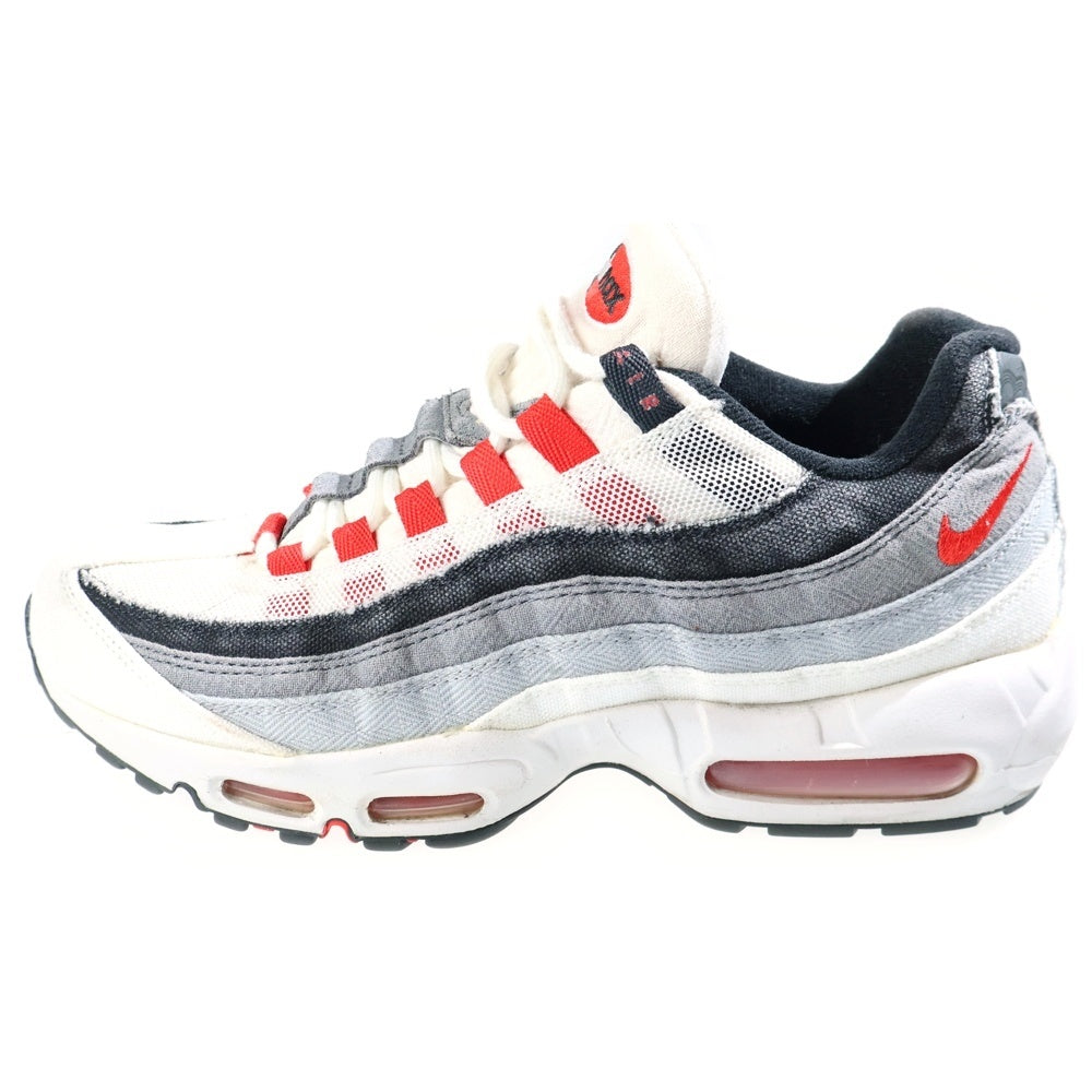 NIKE(ナイキ) AIR MAX 95 JAPAN エアマックス ジャパン ローカットスニーカー ホワイト/レッド US8.5/26.5cm DH9792-100