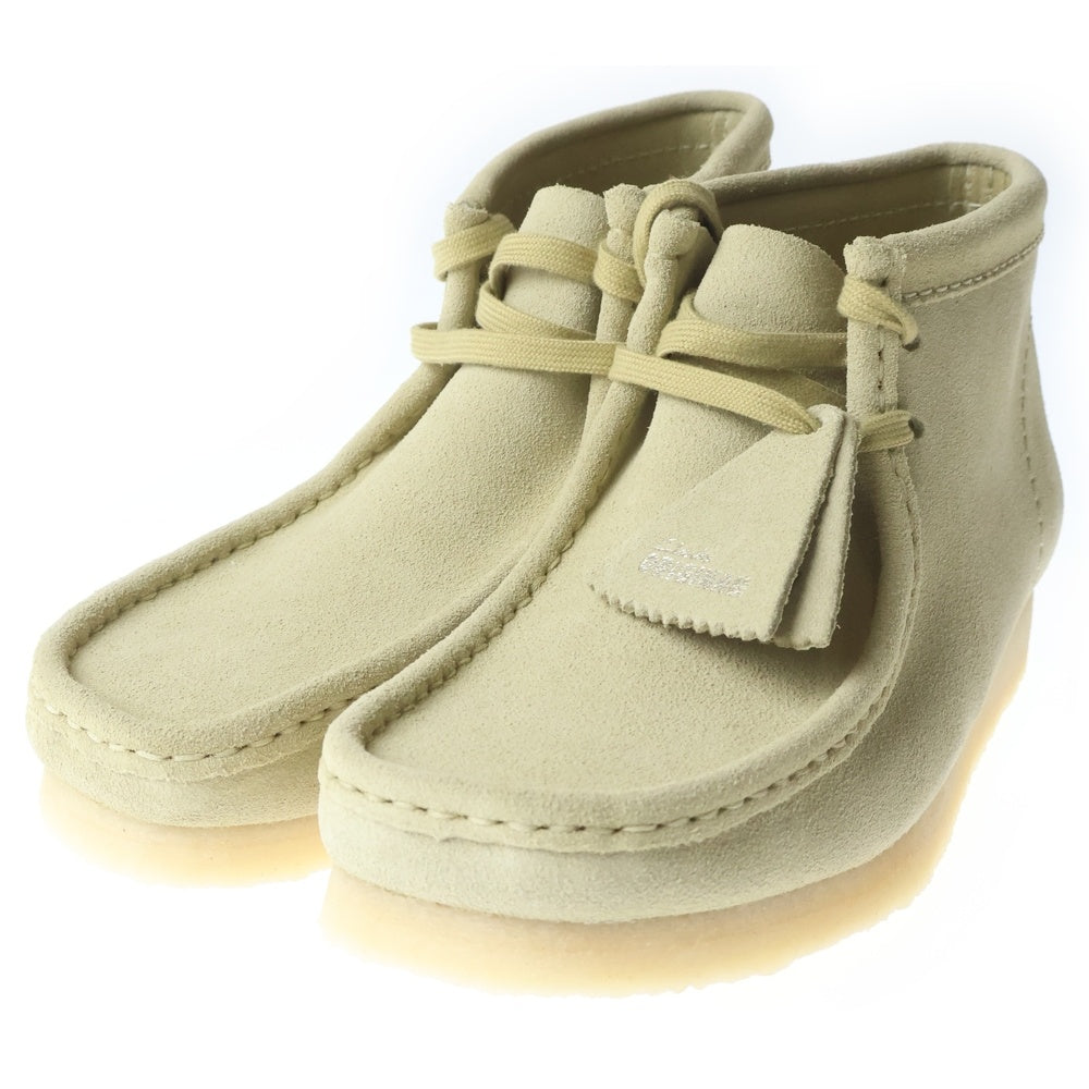 Clarks(クラークス) WALLABEE BOOT ワラビー メイプルスエード クレープソール ブーツ ベージュ 11825