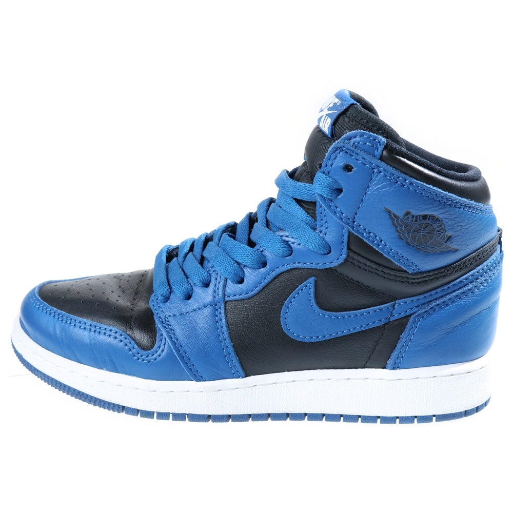 NIKE(ナイキ) AIR JORDAN 1 RETRO HIGH OG GS Dark Marina Blue エアジョーダン1 ダークマリーナブルー ハイカットスニーカー レディース US5Y/23.5cm 575441-404