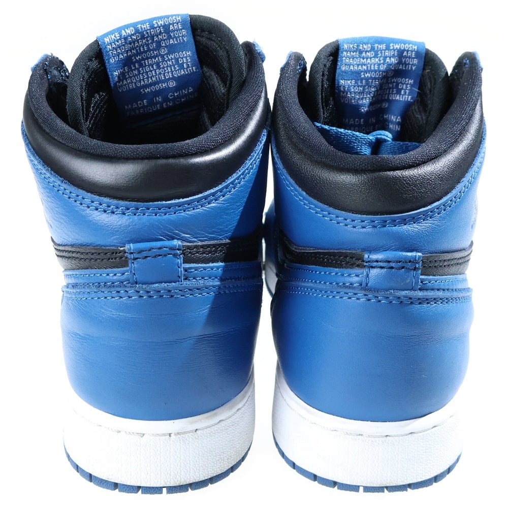 NIKE(ナイキ) AIR JORDAN 1 RETRO HIGH OG GS Dark Marina Blue エアジョーダン1 ダークマリーナブルー ハイカットスニーカー レディース US5Y/23.5cm 575441-404